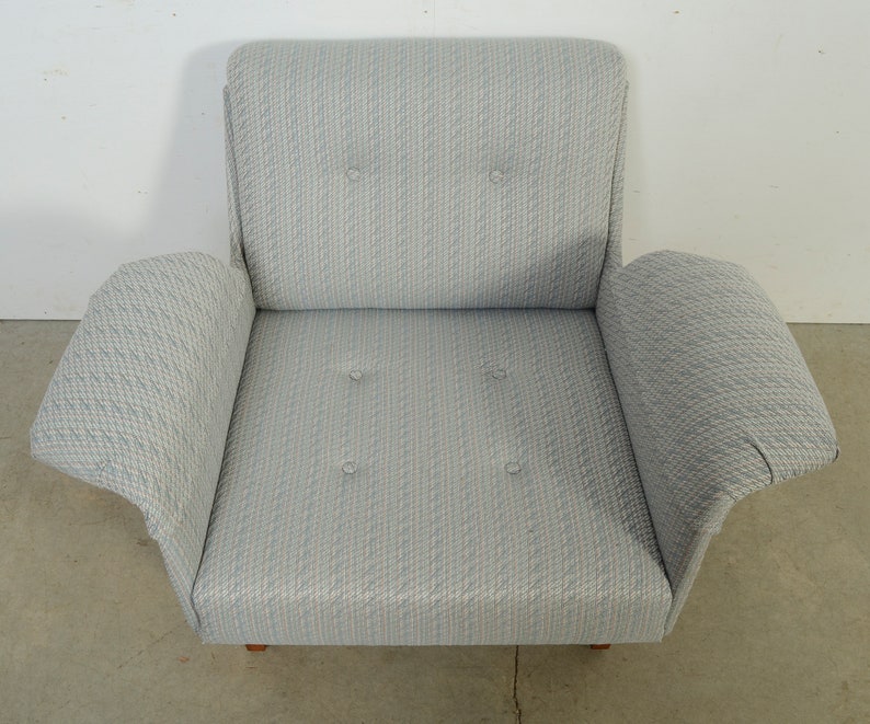 Wing Chair Lounge Chair Milo Baughman Style Mid Century Modern image 3