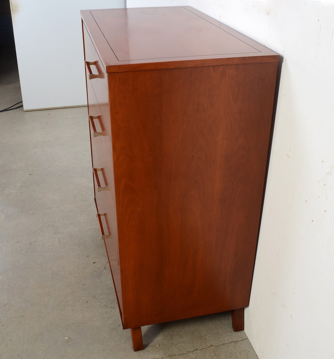 Tall Cherry Dresser Mainline Made by Hooker Mid century Modern Etsy