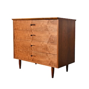 Walnut Dresser Founders Furniture Mid Century Modern image 1