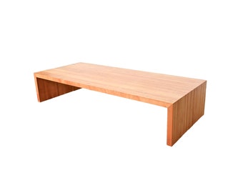 Maple Butcher Block Coffee Table Mid Century Modern