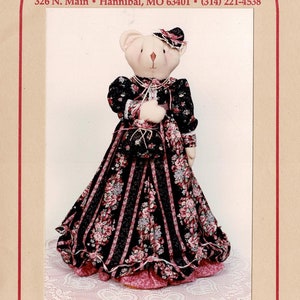 UNCUT Stuffed BEAR Heather Sewing Pattern & Doll Clothes, Hickory Stick H132, 24-Inch Vintage 1990s