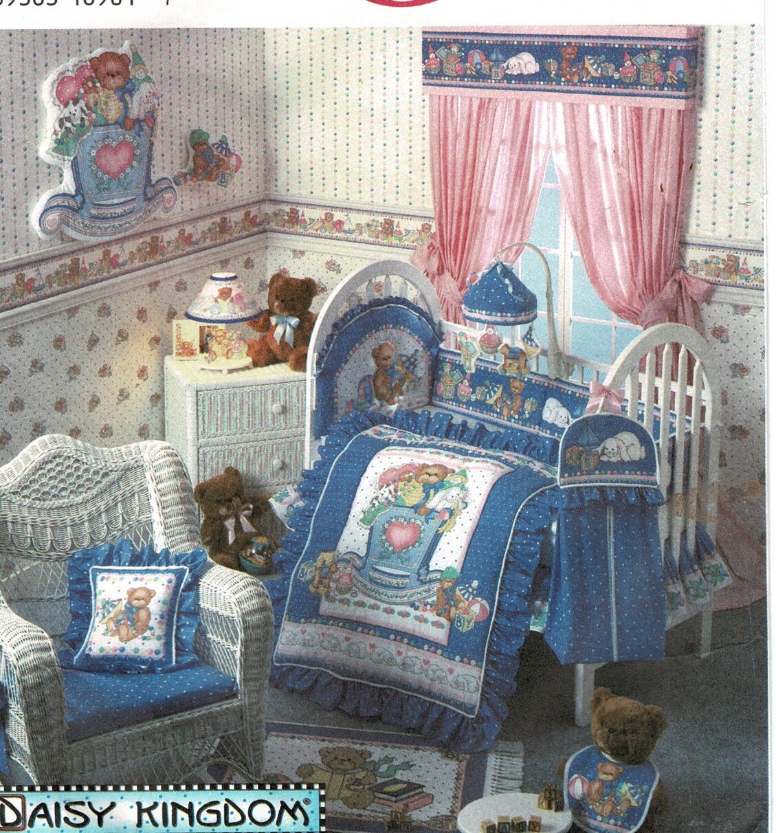 Simplicity 9680 Baby Nursery Bedding Sewing Pattern Quilt Etsy
