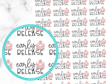 Early Release Stickers, 36 Early Release Planner Stickers