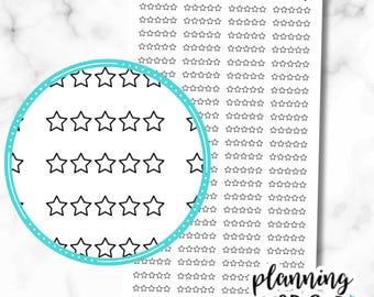 Star Rating Stickers, 88 Book Review, Tracker, Movie Review Stickers for Planners or Journals