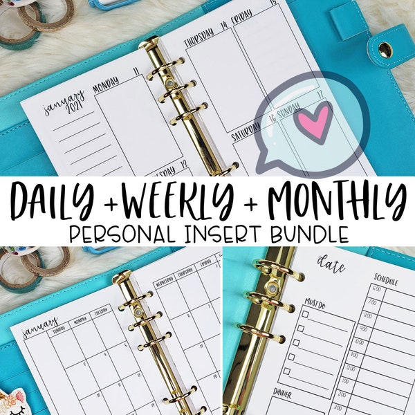 Planner Inserts - Etsy