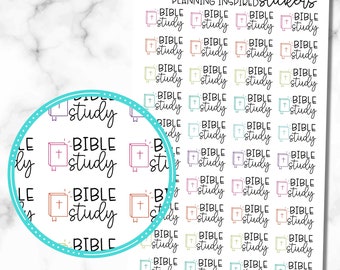 Bible Study Stickers, Set of 44 stickers