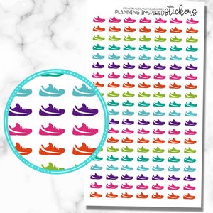Fitness Planner Stickers, Set of 140 Workout Stickers, Fitness Stickers, Exercise Planner Stickers, Exercise Stickers