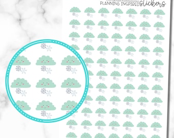 Pegatinas meteorológicas, pegatinas para agendas con seguimiento del tiempo, pegatinas de nieve, juego de 77 pegatinas para agendas