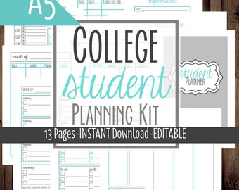 student planner etsy