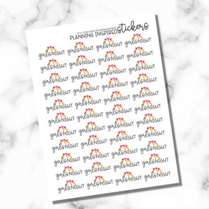 Girls Night Stickers, Girls Night Out Stickers, Set of 44 Girls Night Stickers image 3