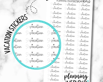 Vacation Stickers | Vacation Plane Stickers | Travel Stickers
