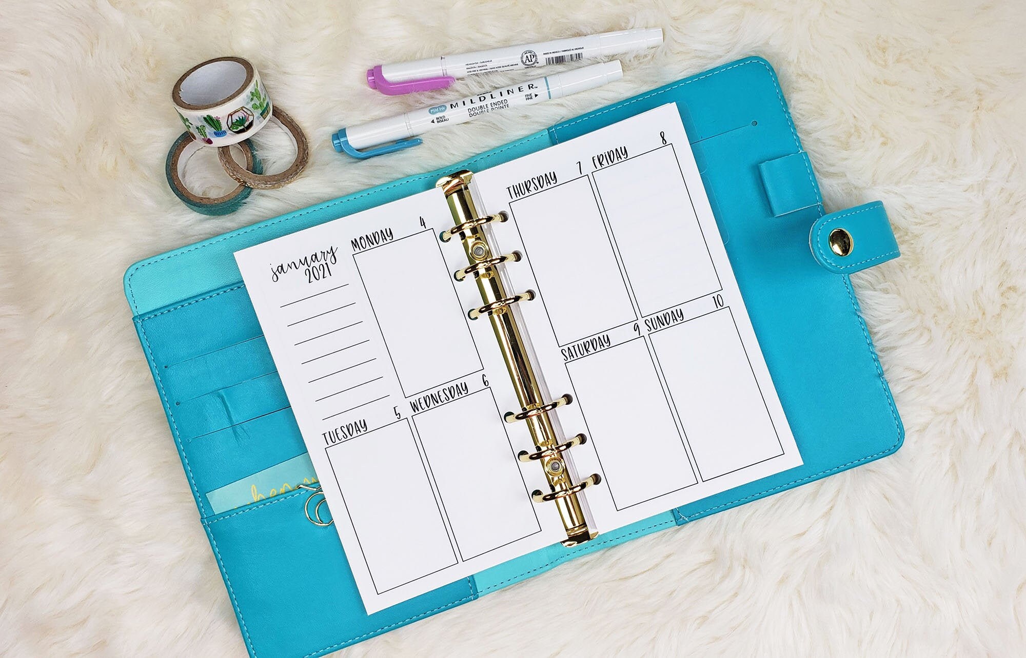 Personal Planner Inserts Personal Size Weekly Inserts Etsy