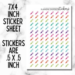 Syringe Stickers, Set of 120 Injection Stickers, Shot Stickers, Medical Stickers image 2