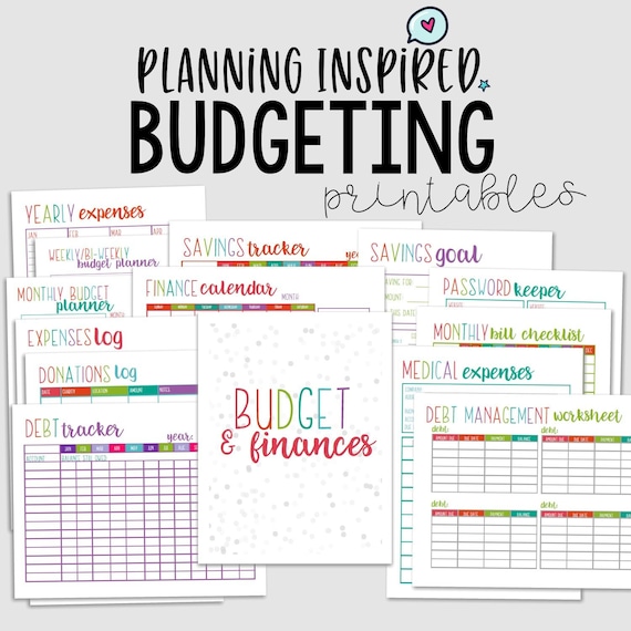 Obsessed image pertaining to budget planner printable Shocking image pertaining to budget planner printable
