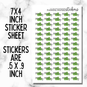 Payday Stickers, Payday Planner Stickers, set of 70 Planner Stickers image 2