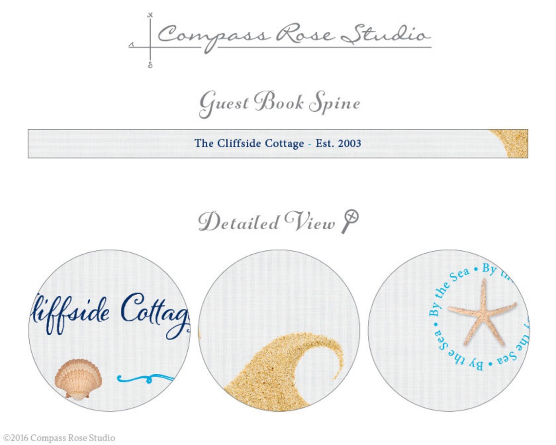 Personalized Beach House Guest Book Vacation Home Guest Book Etsy