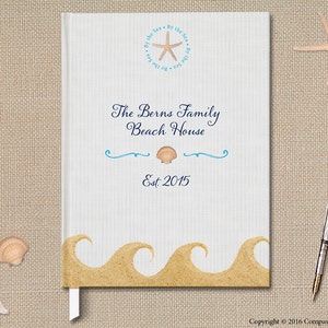 Beach House Rental Guest Book, Starfish Guest Book, Summer Home Guest Book, Vacation Home Guest Book, Rental Property Guest Book