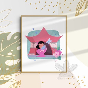 Japón / Es un mundo pequeño / Arte imprimible / Reino mágico / Póster de Fantasyland / Viajes / Arte de mundo pequeño / Niños del mundo / Lindo