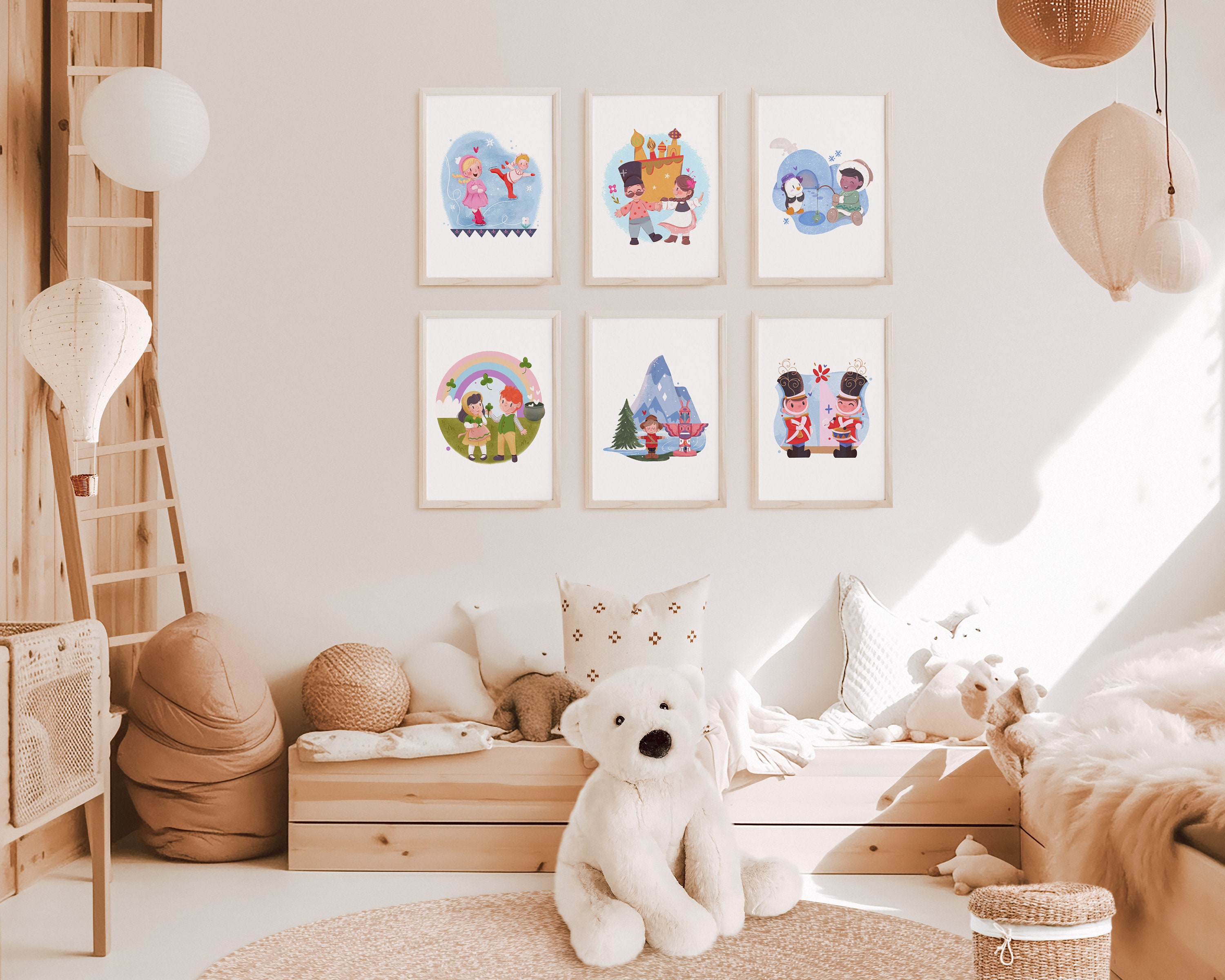 Scandinavia | It's a Small World | Printable Art | Scandinavian