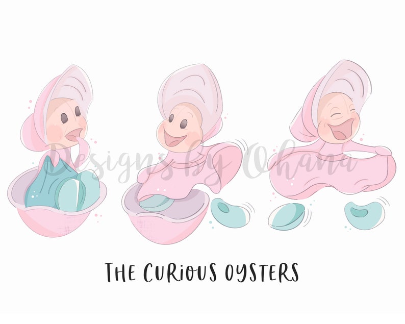The Curious Oysters Alice in Wonderland Little Oysters Etsy