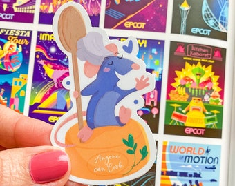 Ratatouille Vinyl Sticker | Chef Remy Decal