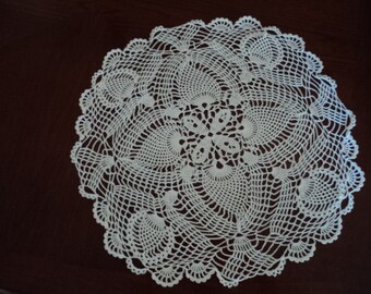 Flowering Pineapple Doily