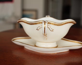 Tiffany Co Gravy Boat and Dish