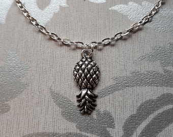 Upside Down Pineapple Anklet: Silver Swinger Lifestyle Jewelry