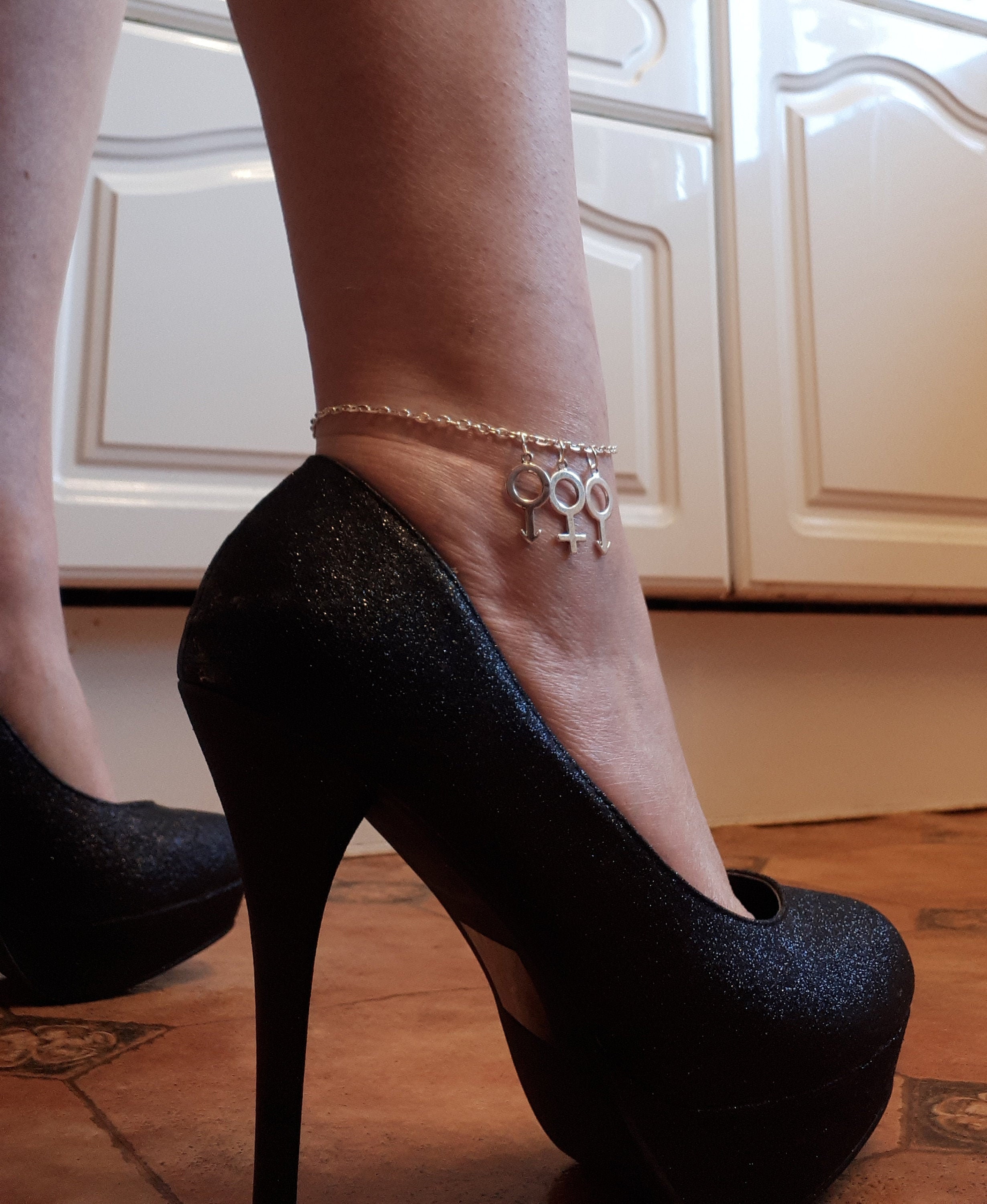 Threesome ankle chain Hotwife ankle chain Hotwife anklet Etsy