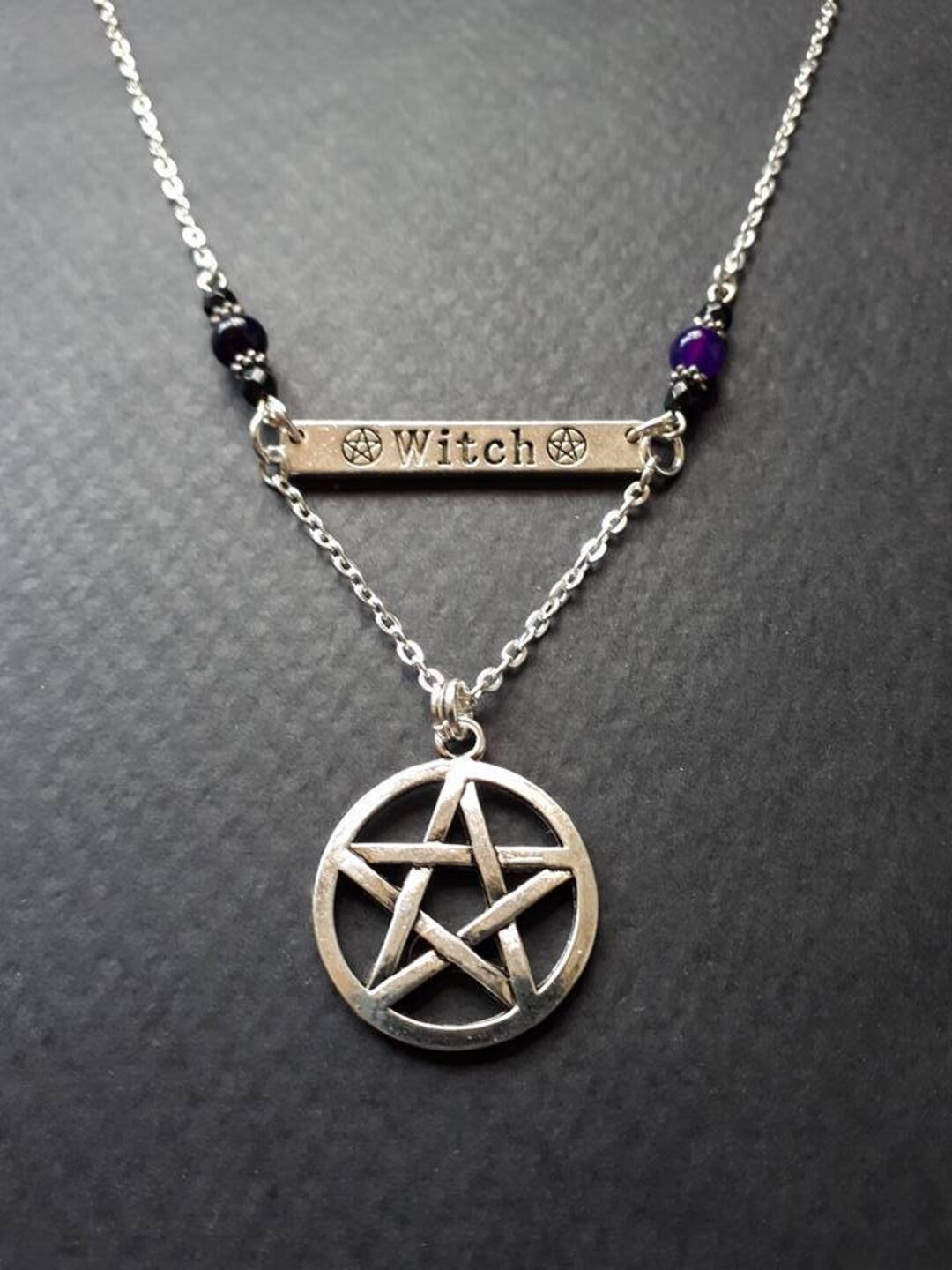 HOPLO Kettenanhänger Pentagramm Sehr Klen Schmuck Anhänger 925er