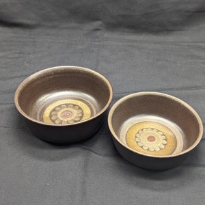Denby SamrkandSoup & Dessert Bowls. Discontinued Denby Pottery, Derbyshire England. English Pottery