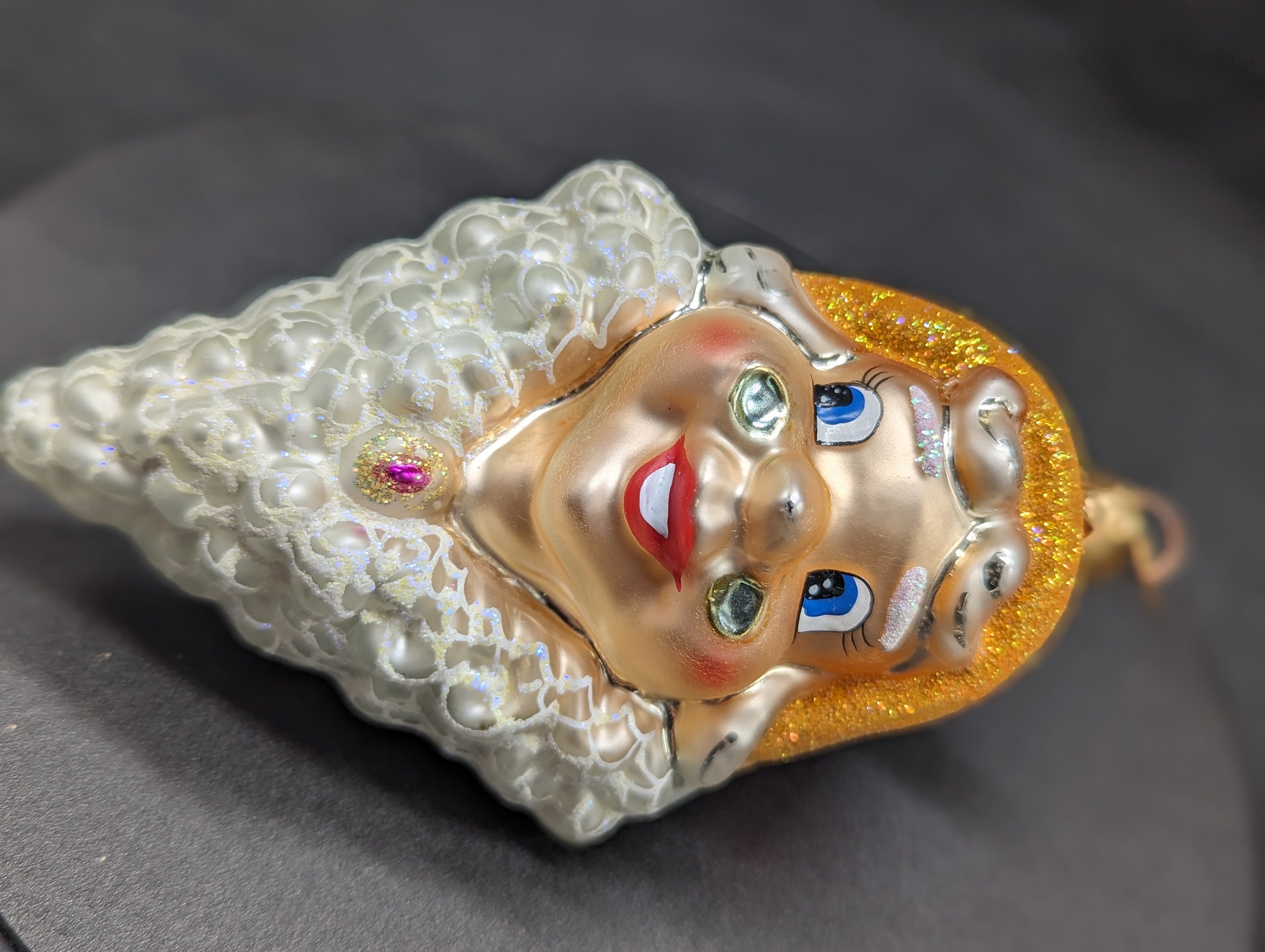 Christopher Radko two's Company Christmas Tree Ornament. Mr and Mrs Clause Tree Ornament