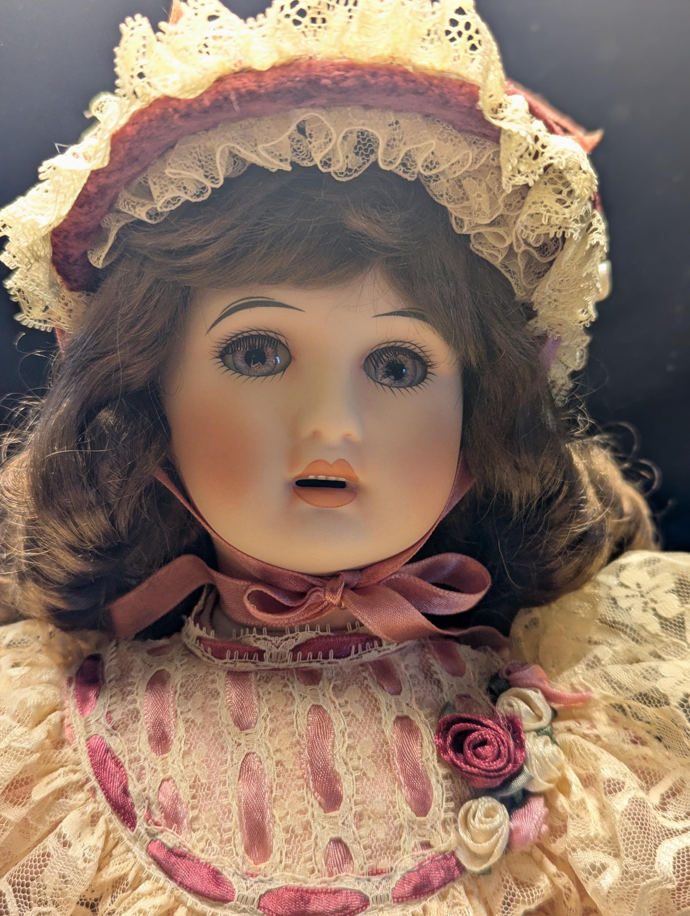 French Mundia Porcelain Doll. 22 Inches. - Etsy