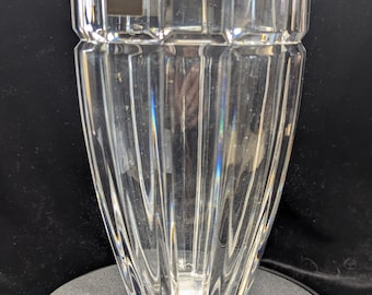 Mikasa Art Deco Crystal Vase. Mikasa 8 inch  "Reflections" Vase