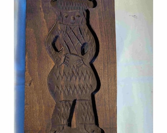 Speculoos Cookie Mold. German/Dutch Christmas Cookie/Springerle Cookie Mold. Hand Carved Wooden Cookie/Candy Mold