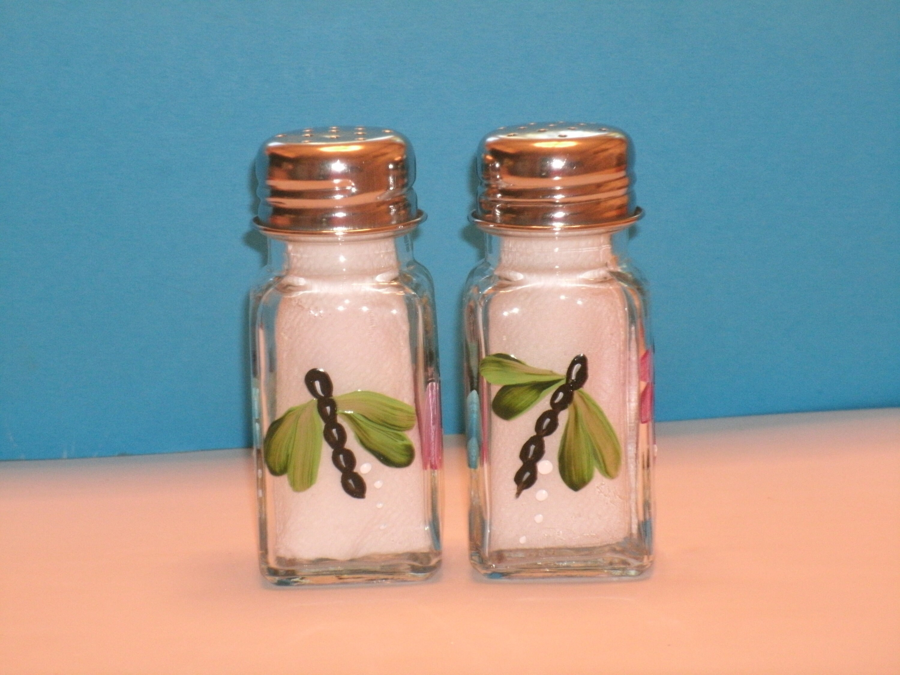 DRAGONFLY SALT and PEPPER Shakers Etsy