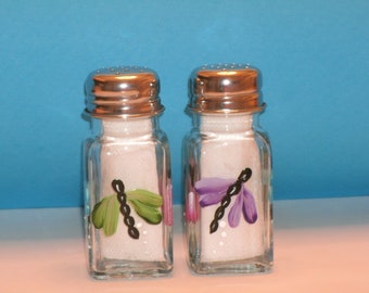 DRAGONFLY SALT and PEPPER  shakers