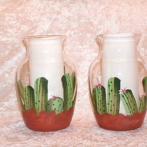 CACTUS VASE, jardin vase, set of two
