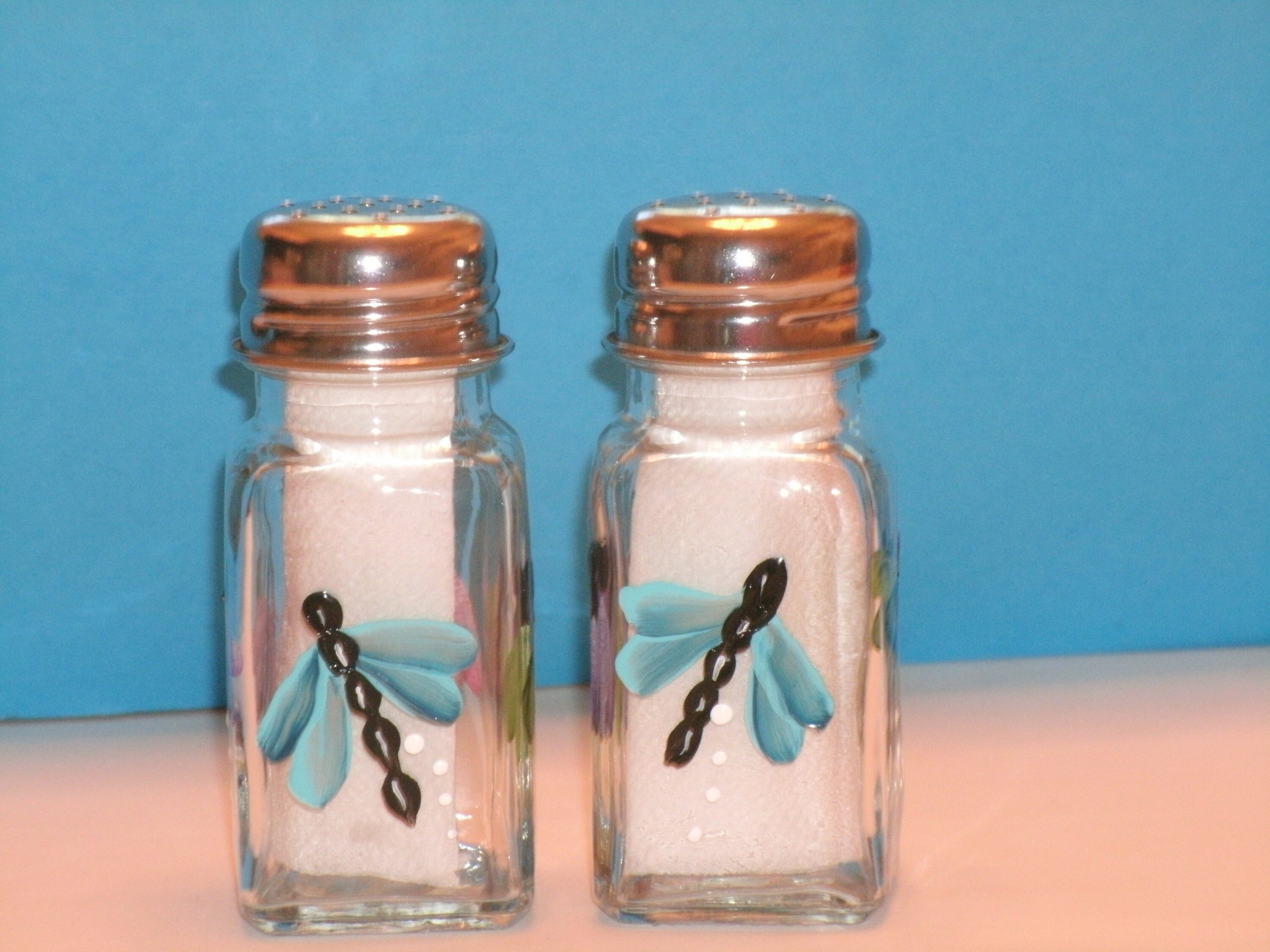 DRAGONFLY SALT and PEPPER Shakers Etsy
