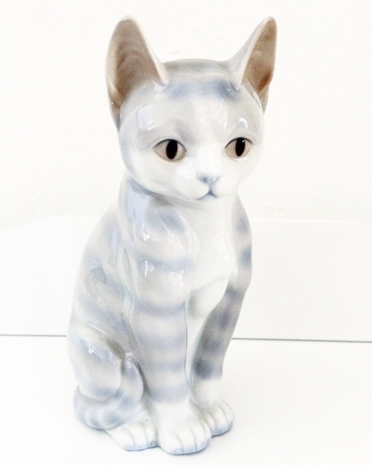 Vintage Otagiri Porcelain Cat Figurine Japanese Porcelain Etsy
