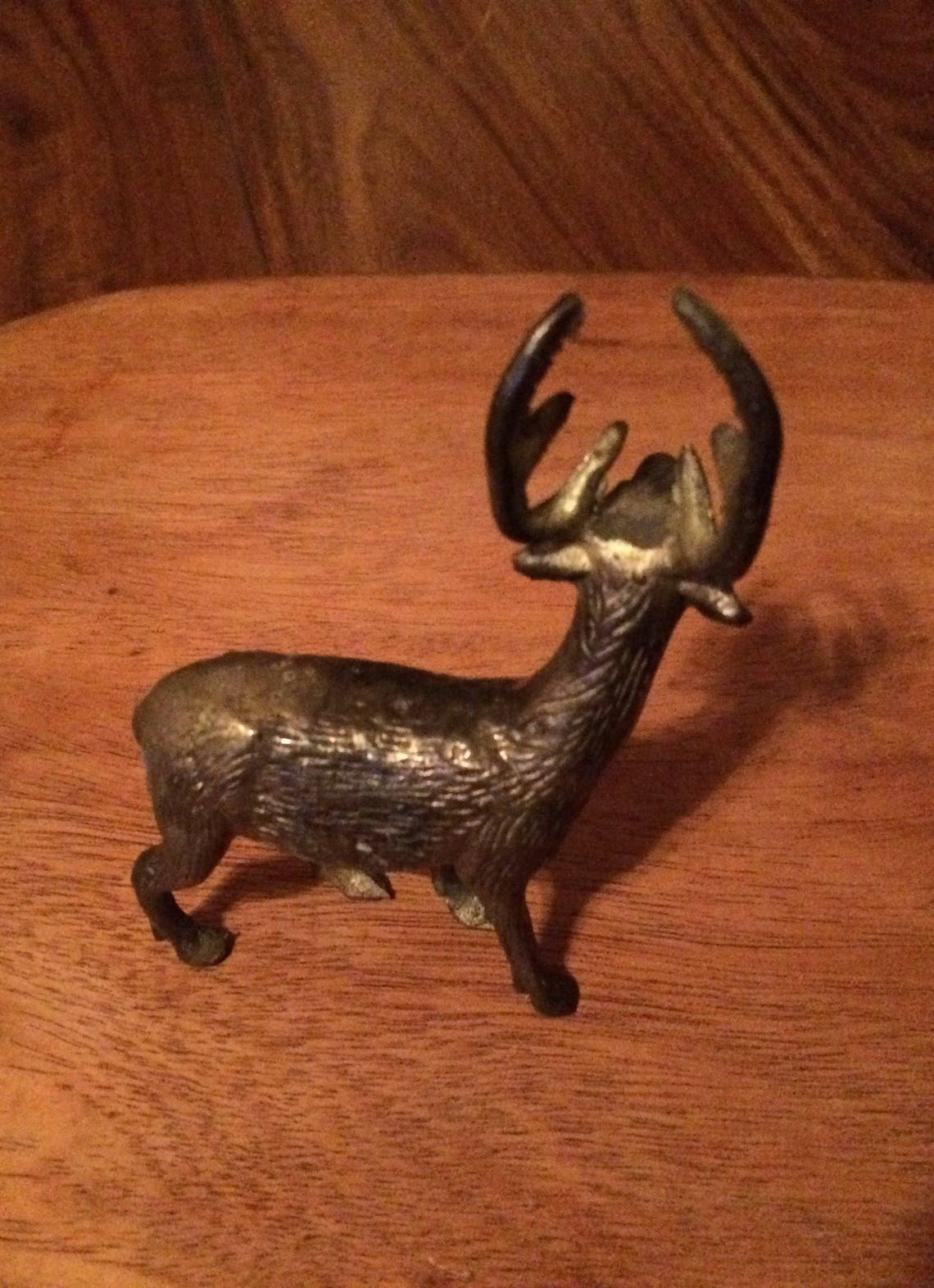 Vintage Solid Brass Christmas Reindeer Brass Deer Christmas Etsy
