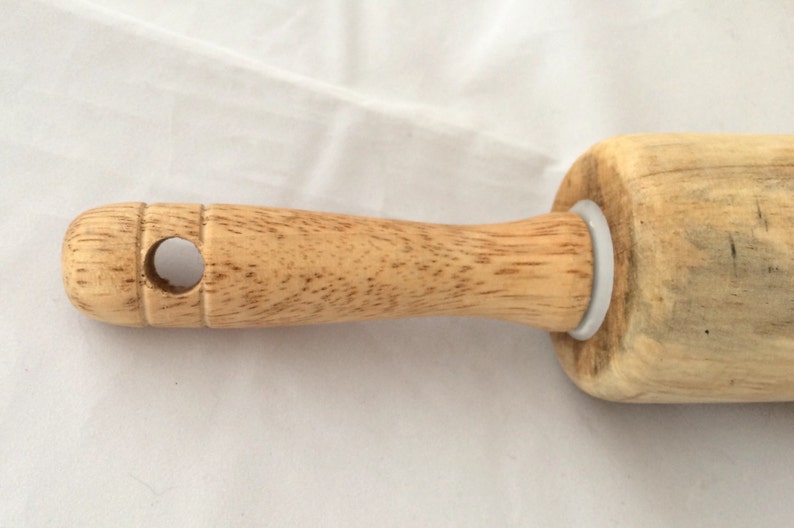 Vintage Wood Rolling Pins with metal pin core Foley rolling Etsy