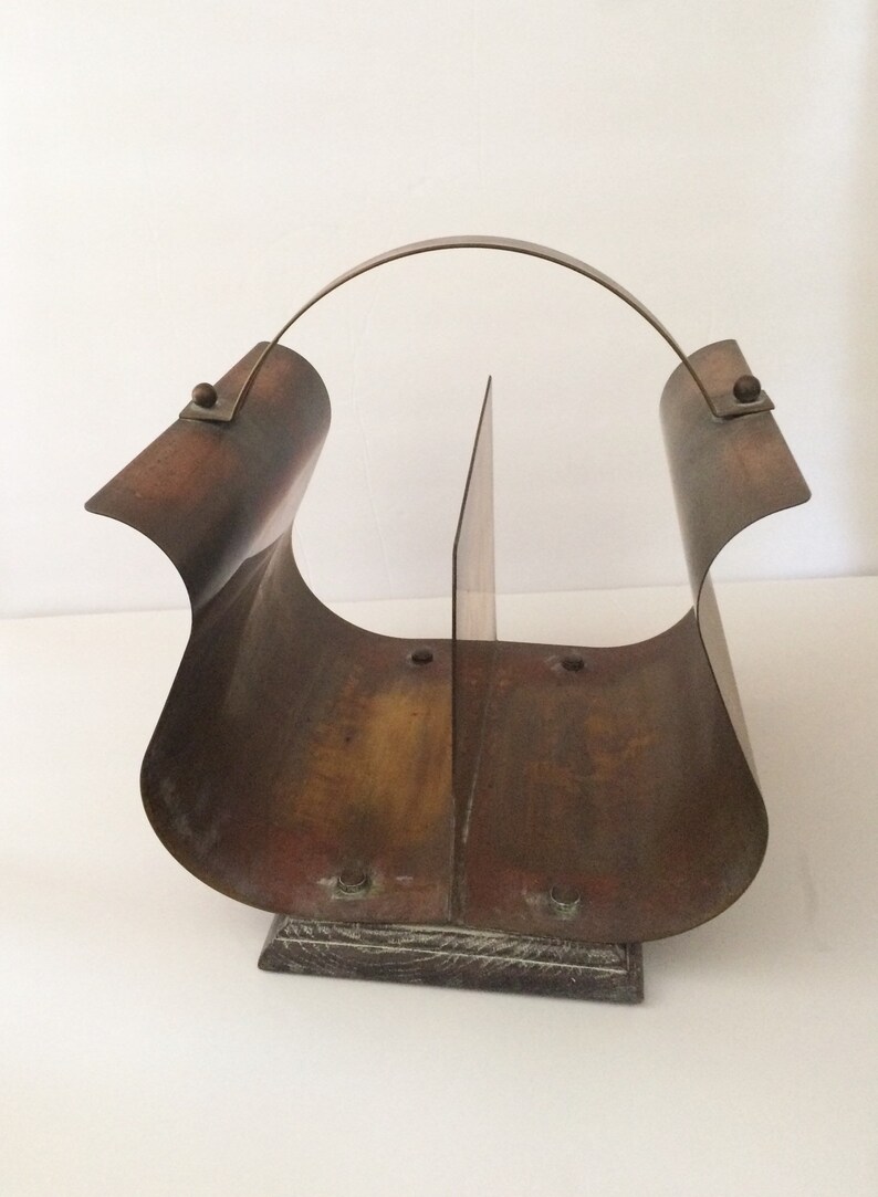 Antique Copper Fireplace Log Basket Etsy
