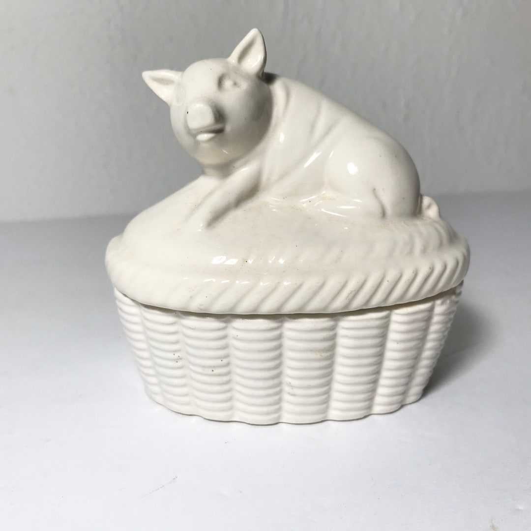 Boîte Vide En Forme De Cochon - Occasion - Objet De Décoration Ou Rangement