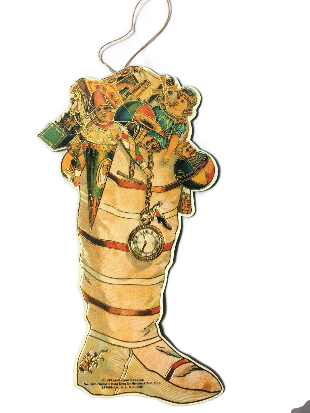 Die Cut Christmas Ornament Die Cut Ornaments Old Fashioned Etsy