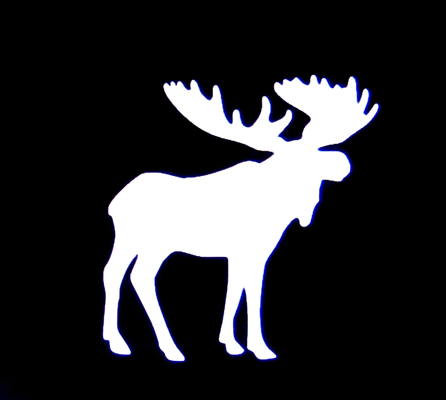 Moose Vinyl Decal Etsy