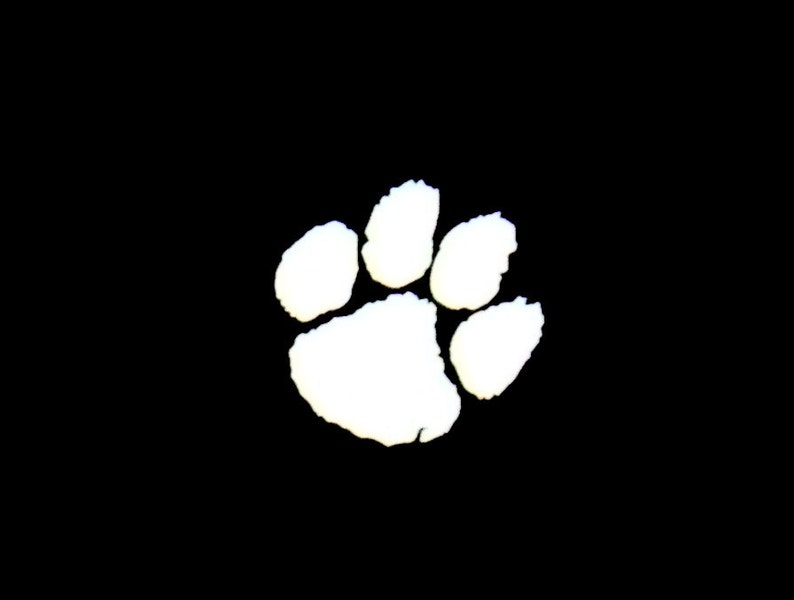 Tiger Paw Vinyl Decal Your Choice Of Vinyl Color