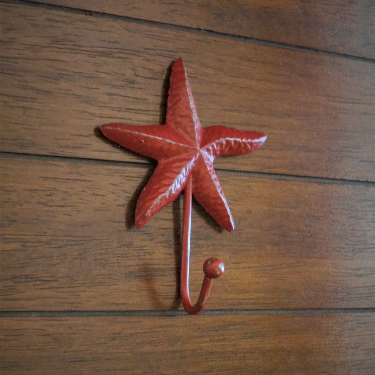 Starfish Wall Hook / Metal Wall Hanger / Bathroom Towel Hook / Etsy
