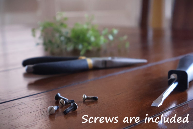 Iron Wall Hook / Black or Pick Your Color / Farmhouse Wall Decor