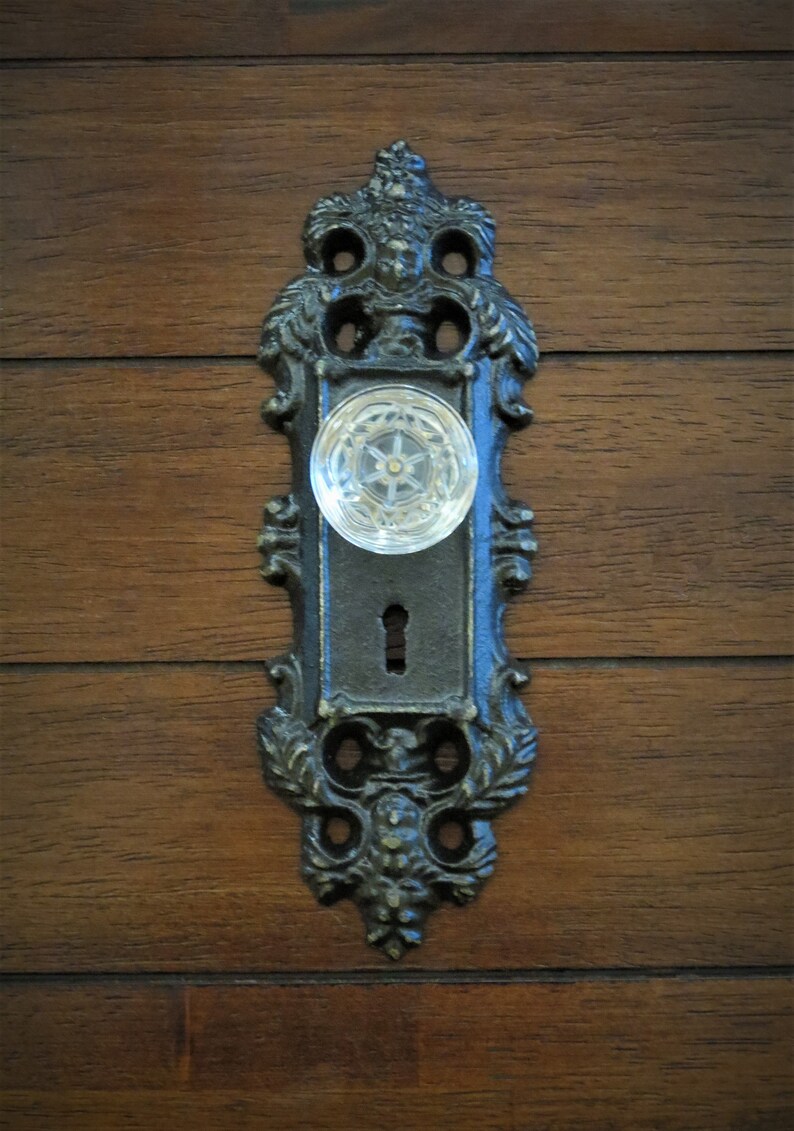 Wall Hook/ Shabby Chic Hook/door Knob Decor/ Oil Rubbed Bronze Etsy